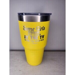 Pittsburgh Steelers Polar Camel 32oz Insulated Yellow Tumbler